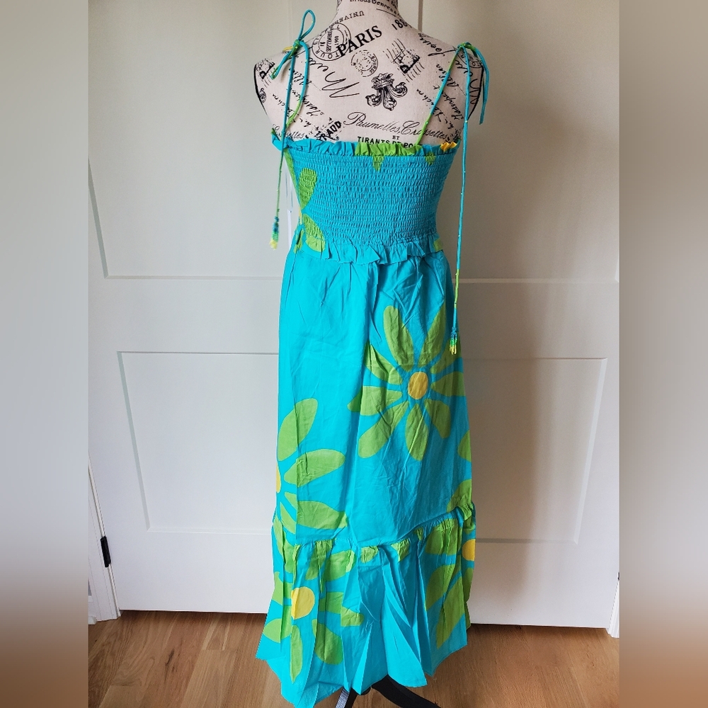 Resort Ready! Smocked Summer Midi Dress-NWT - Picture 9 of 16